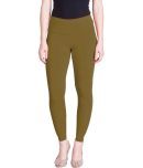 Lux Lyra - Khaki Cotton Women's Leggings ( Pack of 1 )