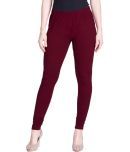 Lux Lyra - Maroon Cotton Women's Leggings ( Pack of 1 )