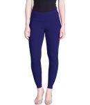 Lux Lyra - Navy Blue Cotton Women's Leggings ( Pack of 1 )