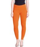 Lux Lyra - Orange Cotton Women's Leggings ( Pack of 1 )