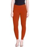 Lux Lyra - Orange Cotton Women's Leggings ( Pack of 1 )