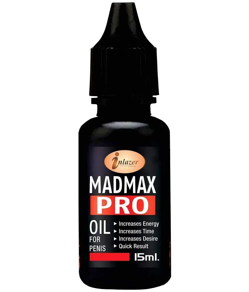 Mad Max Pro Sexual Pleasure Massage Oil Improves Energy Level Improves Sex  Time & Size