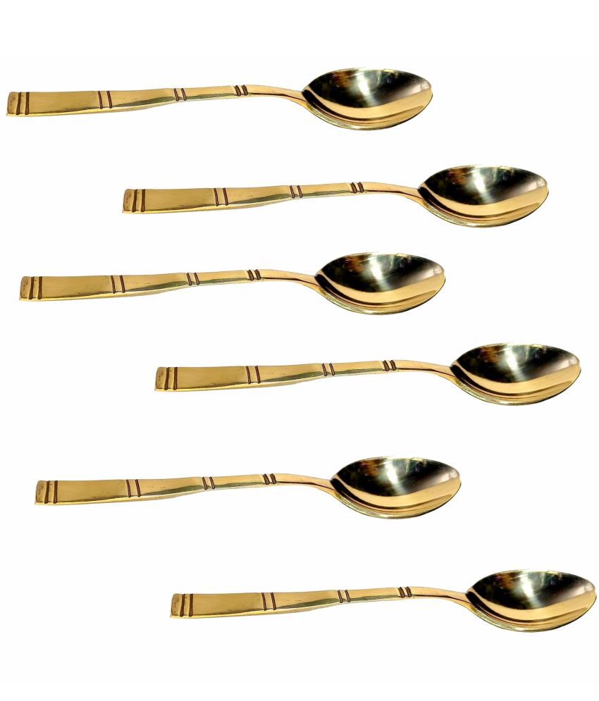     			A & H ENTERPRISES - Brass Brass Table Spoon ( Pack of 6 )