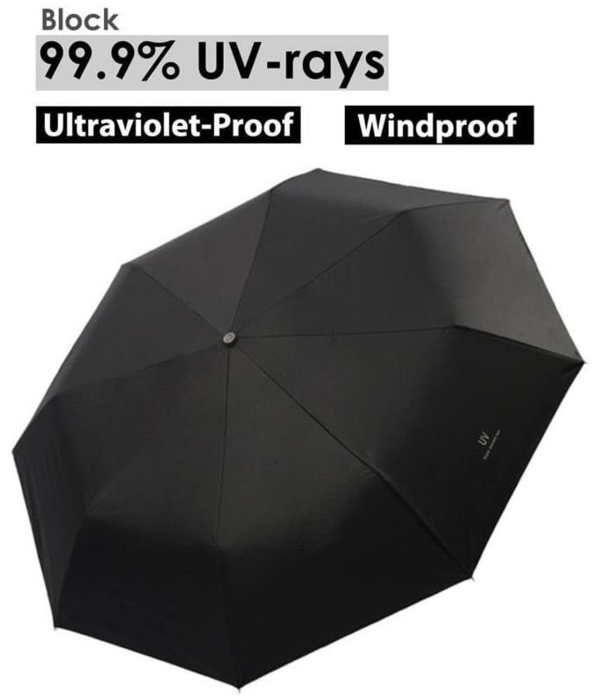    			KEKEMI Black 3 Fold Umbrella