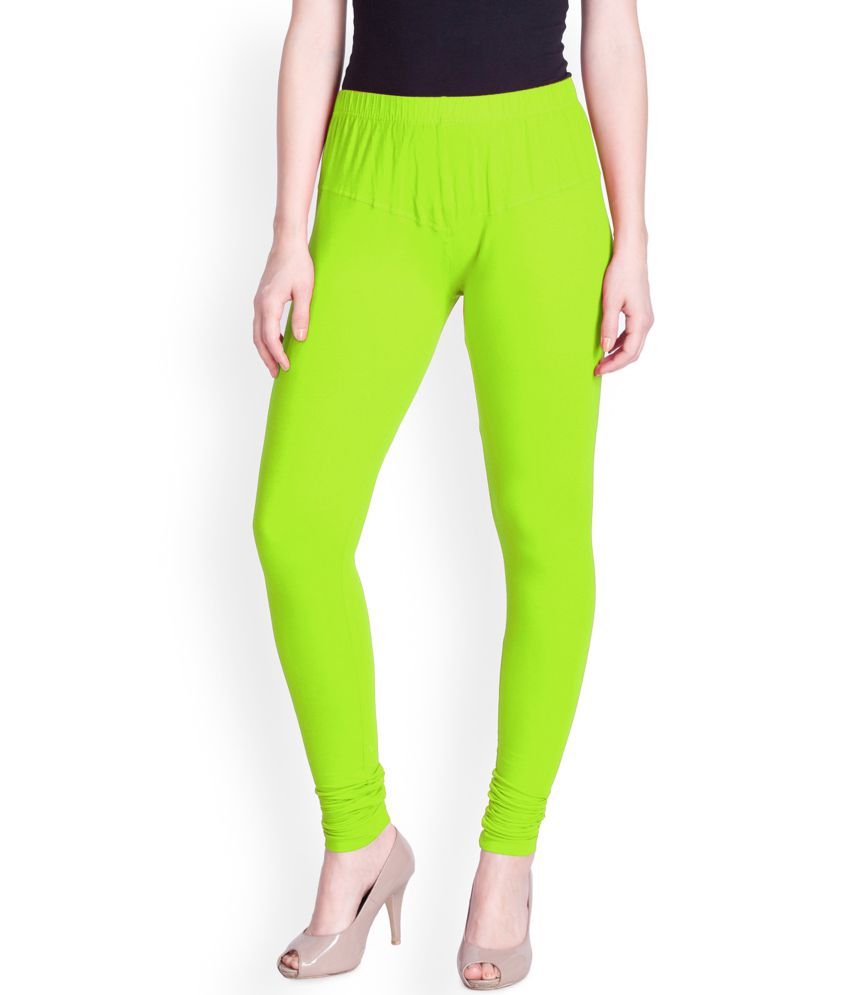     			Lux Lyra - Fluorescent Green Cotton Women's Leggings ( Pack of 1 )