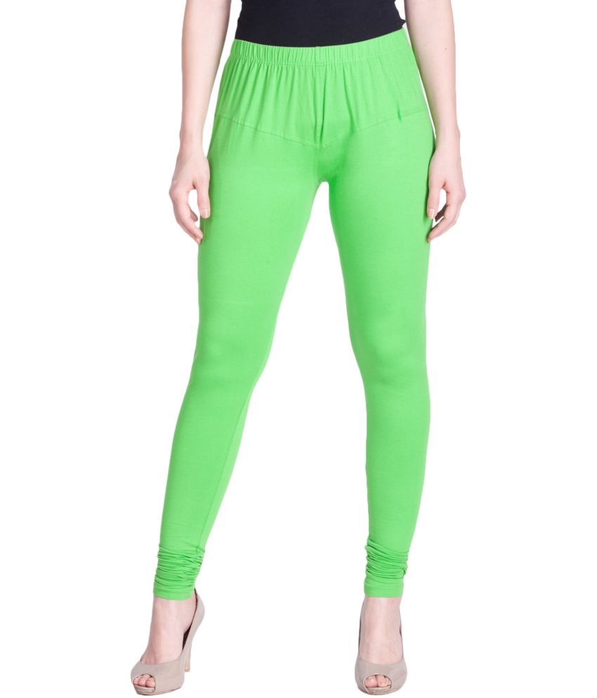     			Lux Lyra - Green Cotton Women's Leggings ( Pack of 1 )