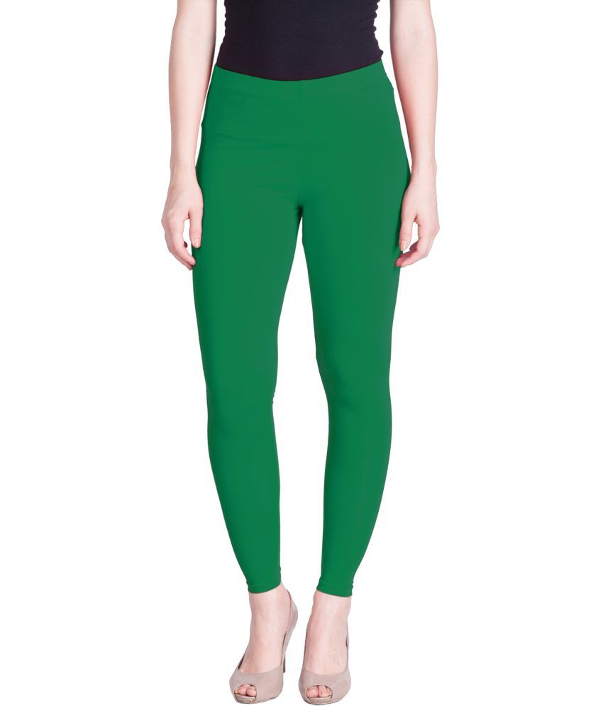     			Lux Lyra - Green Cotton Women's Leggings ( Pack of 1 )