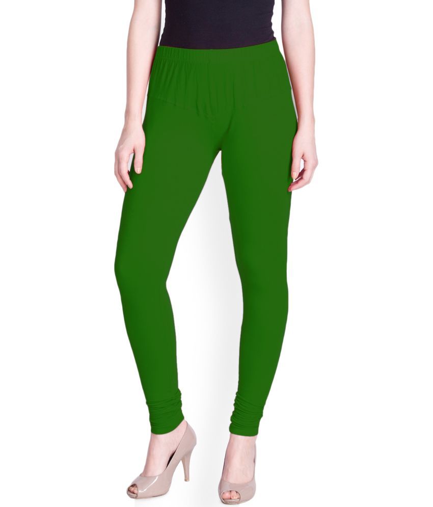     			Lux Lyra - Green Cotton Women's Leggings ( Pack of 1 )