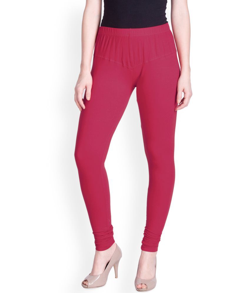     			Lux Lyra - Pink Cotton Women's Leggings ( Pack of 1 )