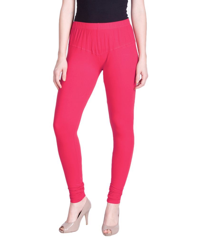     			Lux Lyra - Pink Cotton Women's Leggings ( Pack of 1 )