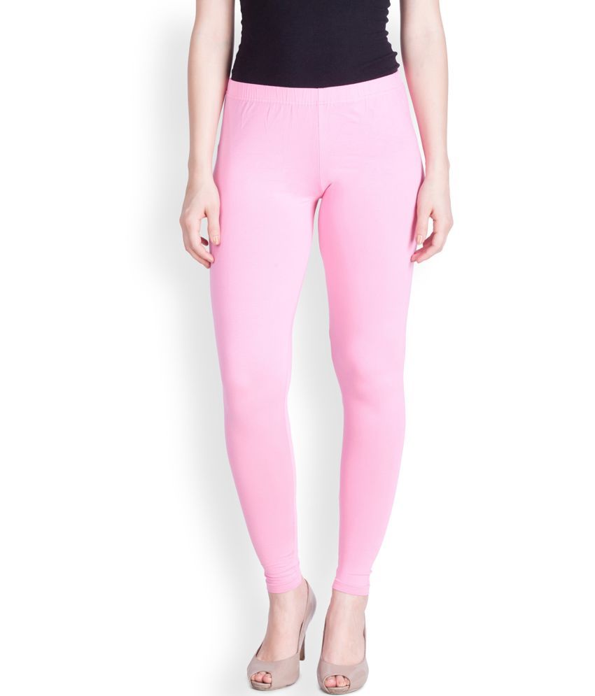     			Lux Lyra - Pink Cotton Women's Leggings ( Pack of 1 )