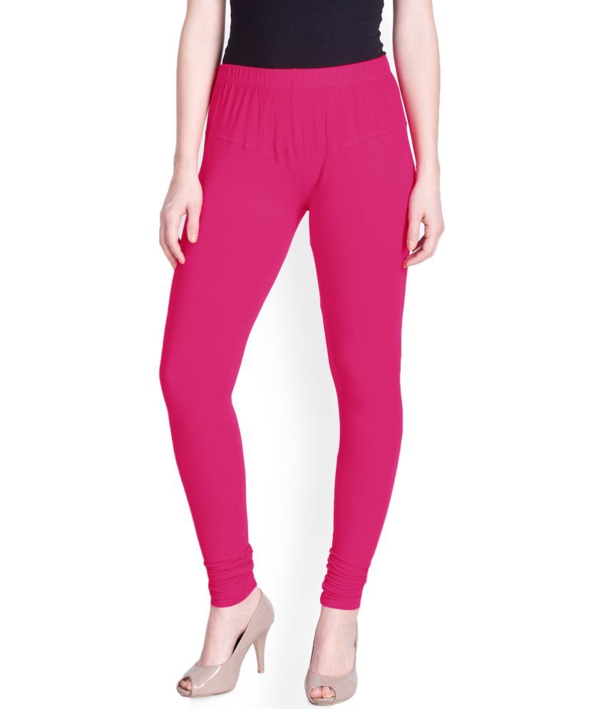     			Lux Lyra - Pink Cotton Women's Leggings ( Pack of 1 )