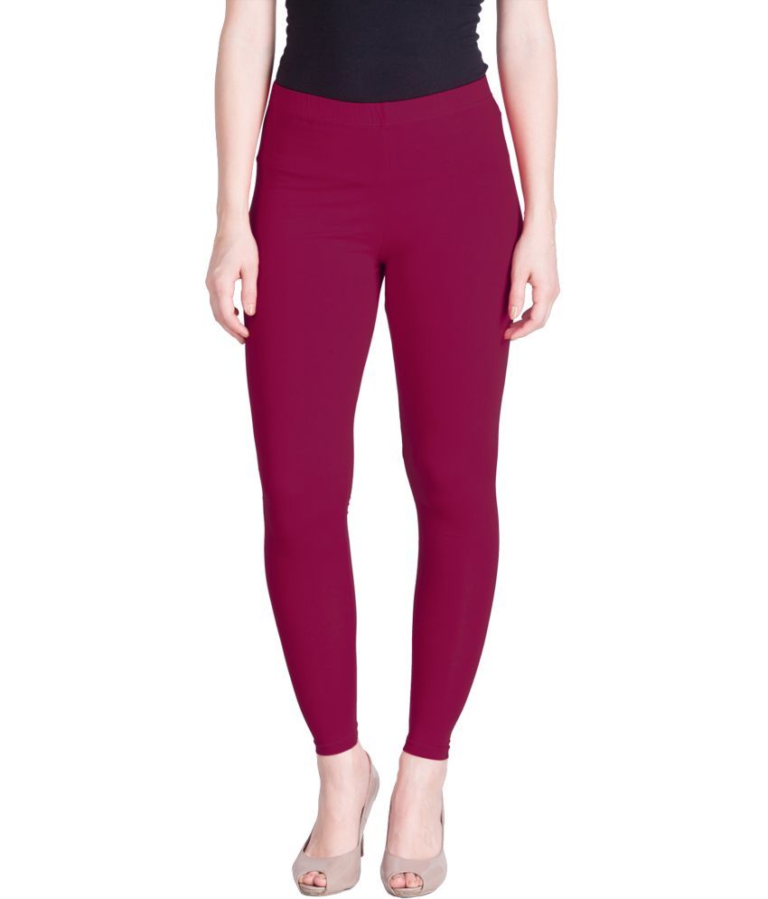     			Lux Lyra - Pink Cotton Women's Leggings ( Pack of 1 )