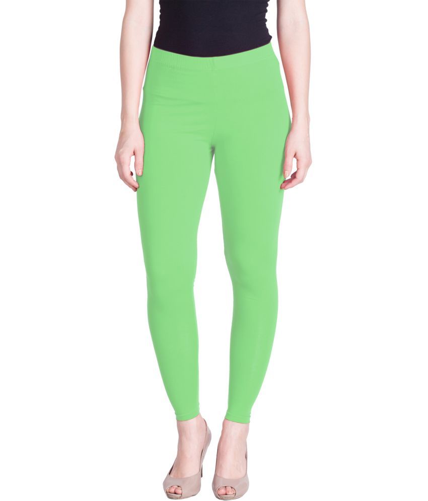     			Lux Lyra - Sea Green Cotton Women's Leggings ( Pack of 1 )