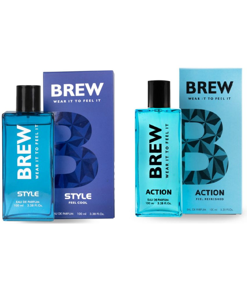     			Brew - STYLE AND ACTION Eau De Parfum (EDP) For Unisex 200 ML ( Pack of 2 )