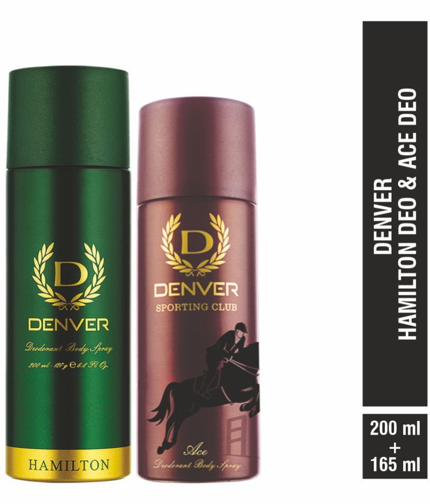     			Denver Hamilton & Ace Long Lasting Deodorant Spray - For Men (200Ml,165Ml)