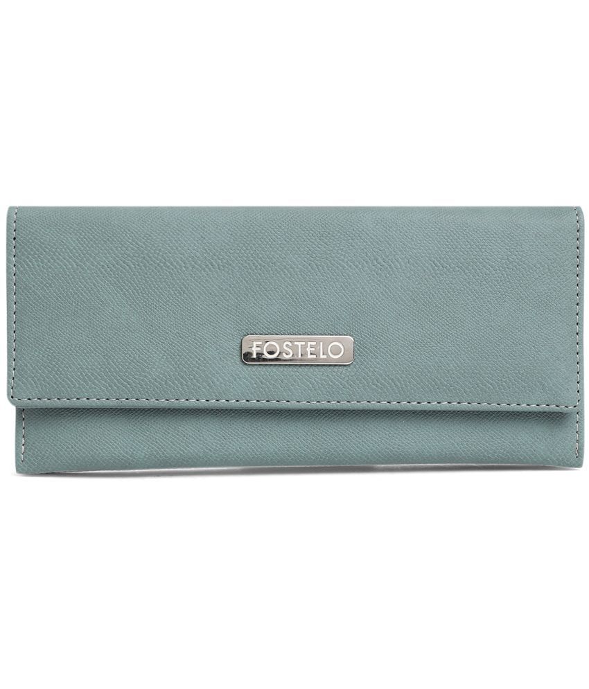     			Fostelo - Grey Melange Faux Leather Purse