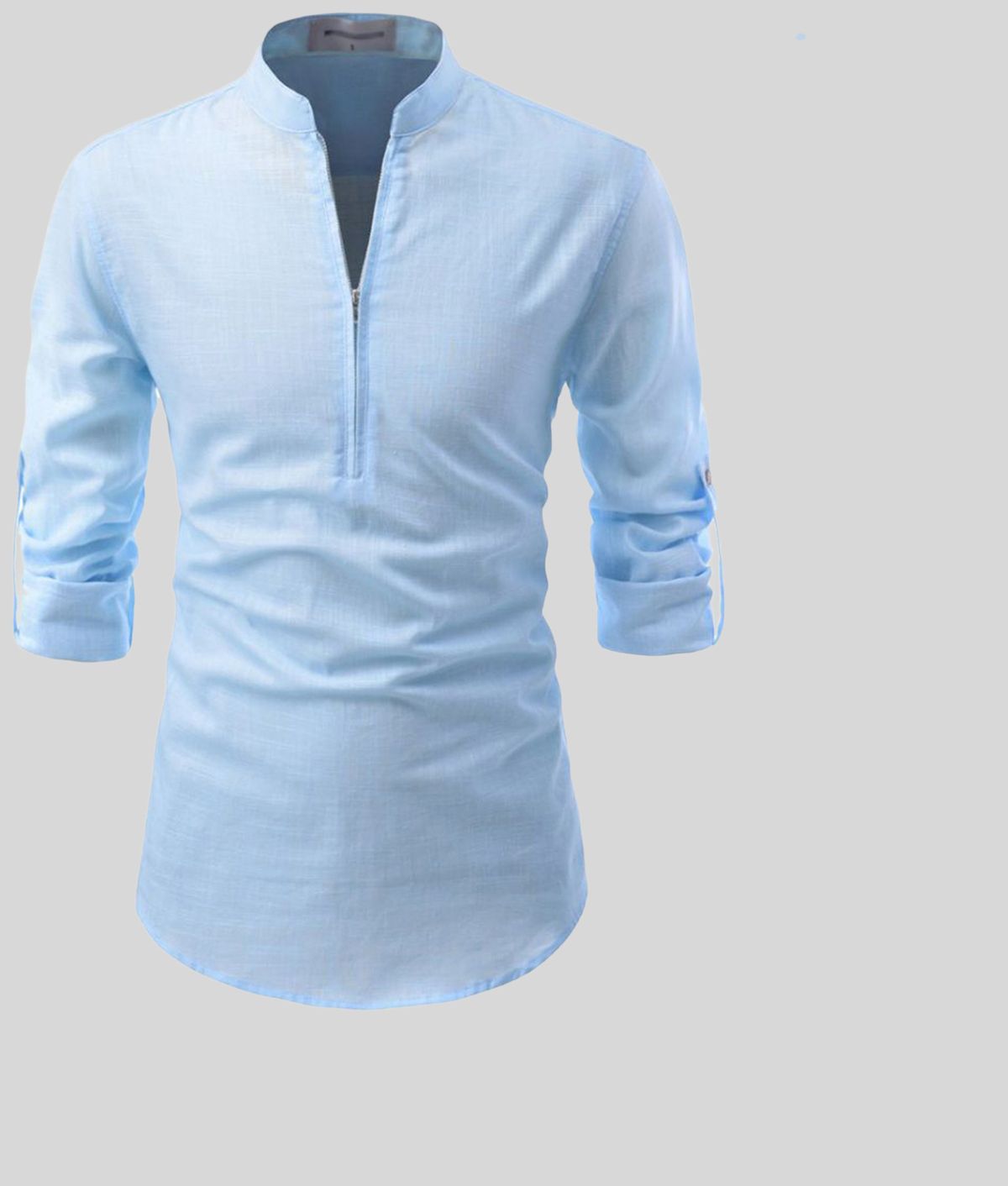     			Vida Loca - Sky Blue Linen Slim Fit Men's Casual Shirt ( Pack of 1 )