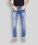 Duke - Blue Cotton Blend Slim Fit Men's Jeans ( Pack of 1 )