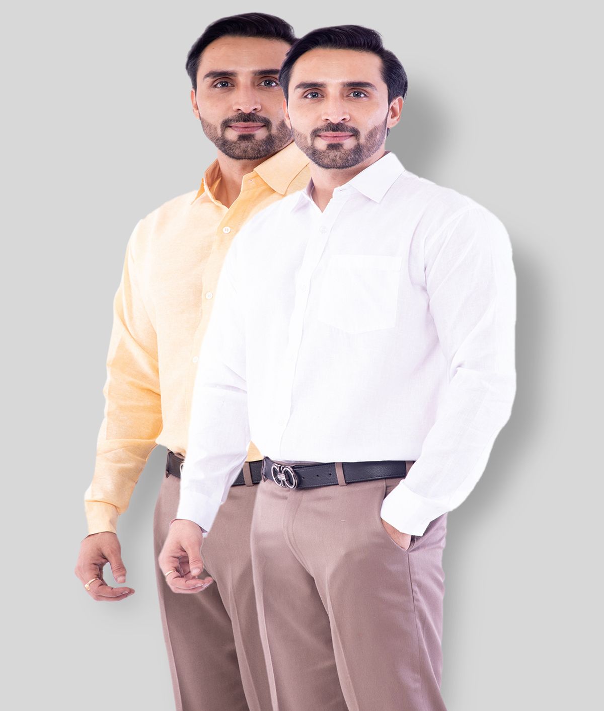     			DESHBANDHU DBK - Multicolor Cotton Regular Fit Men's Casual Shirt (Pack of 2 )