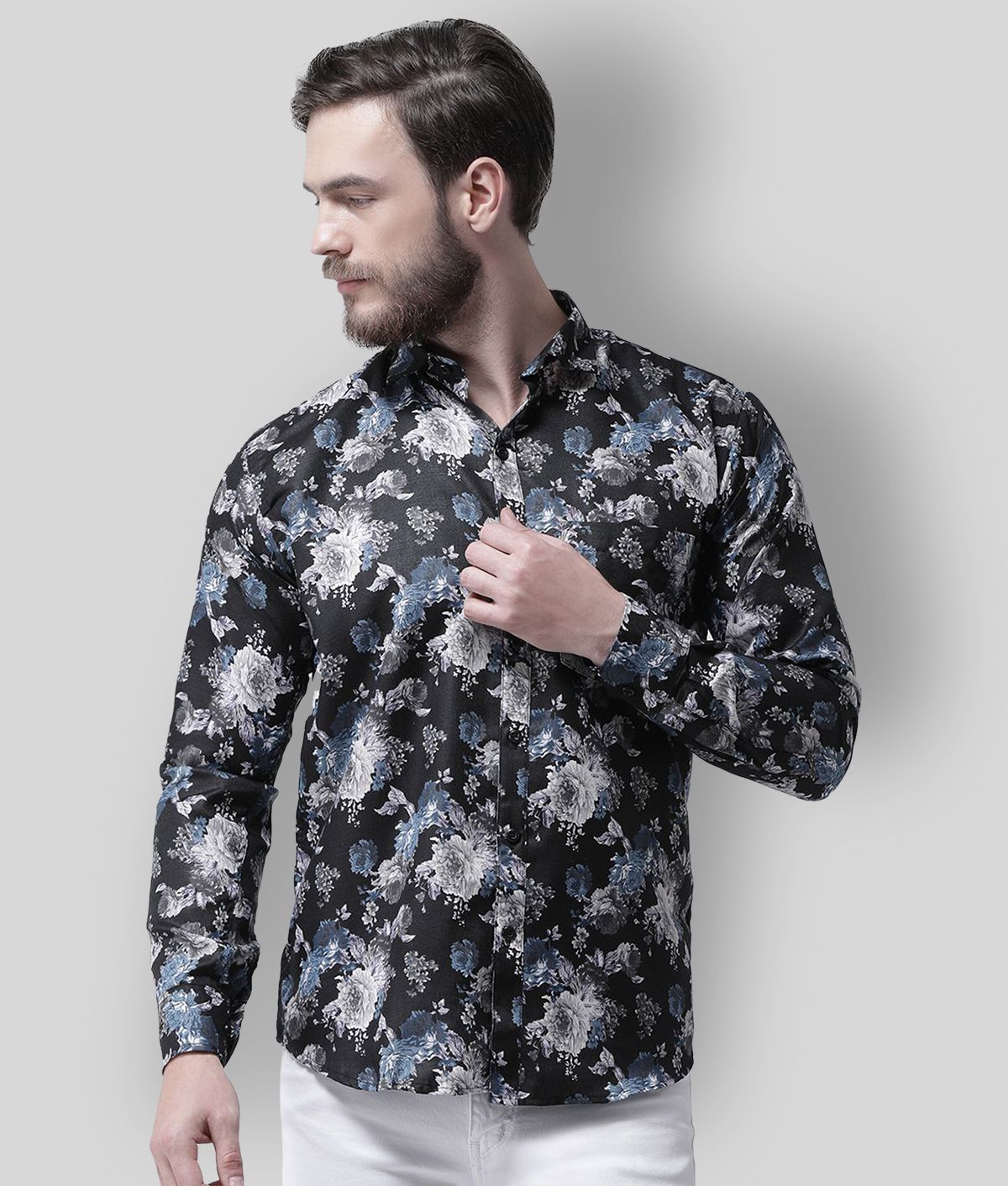 Hangup - Multicolor Cotton Blend Regular Fit Men's Casual Shirt ( Pack of 1 )