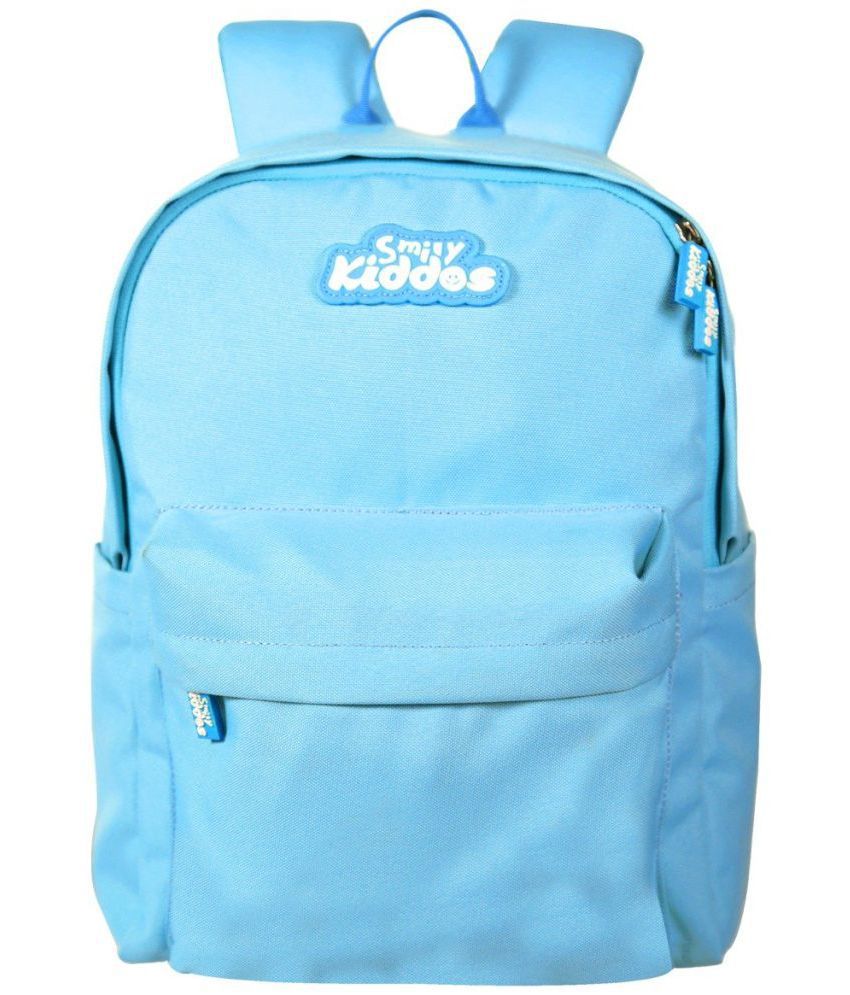 SmilyKiddos 10 Ltrs Blue Polyester College Bag