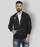 Campus Sutra - Black Cotton Regular Fit Men's Sweatshirt ( Pack of 1 )