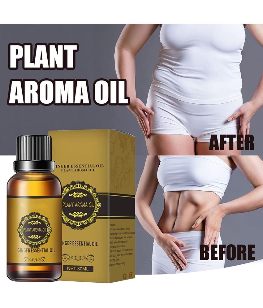     			Aromine Belly Drainage Ginger Oil, For Lymphatic Drainage Massage Shaping & Firming Oil 100 mL