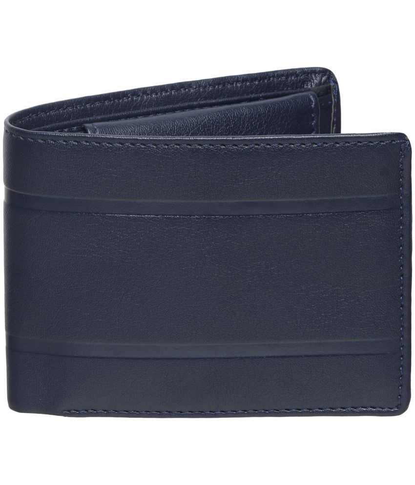     			Loopa - Blue PU Men's Regular Wallet ( Pack of 1 )