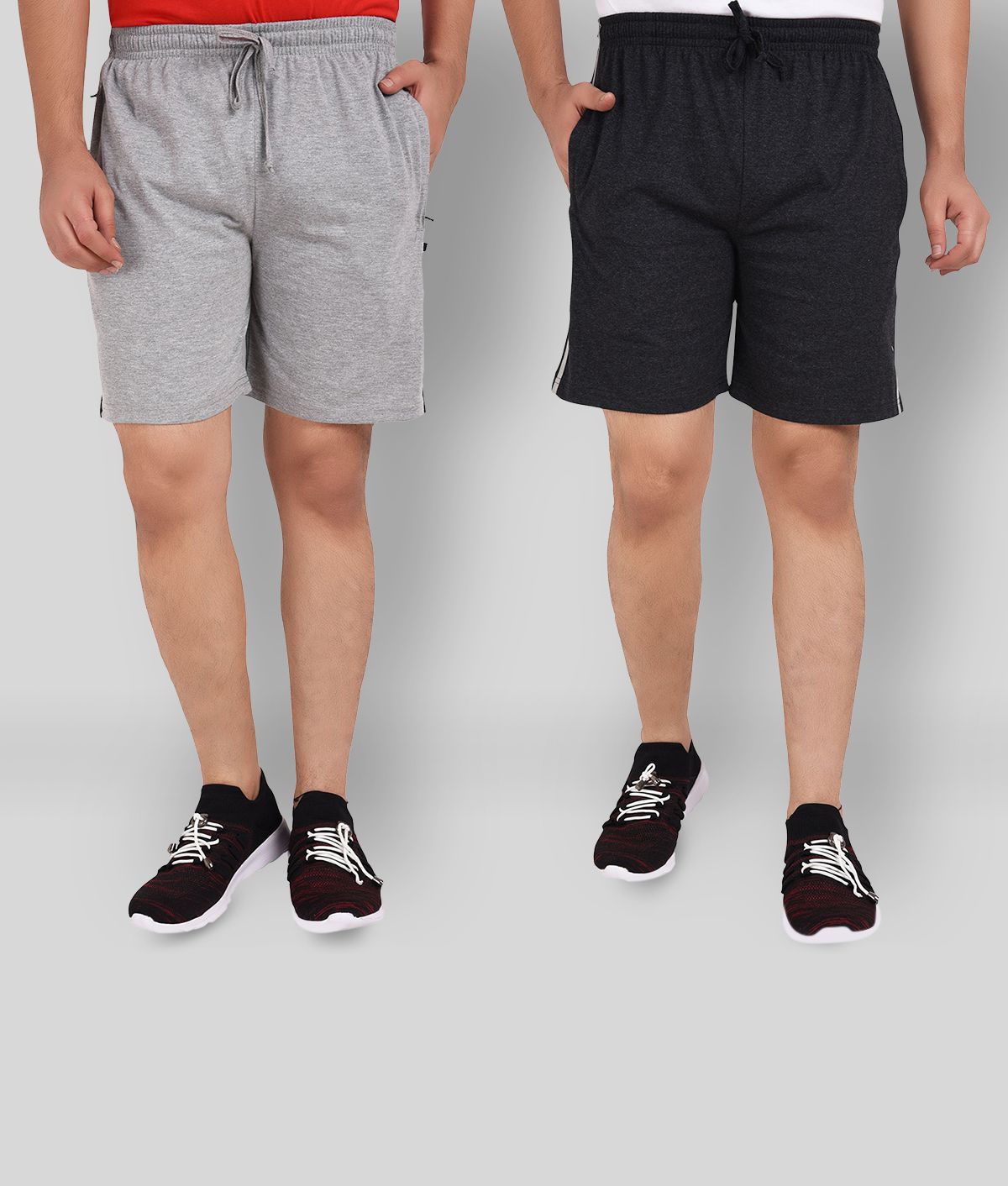     			Neo Garments - Multi Cotton Men's Shorts ( Pack of 2 )