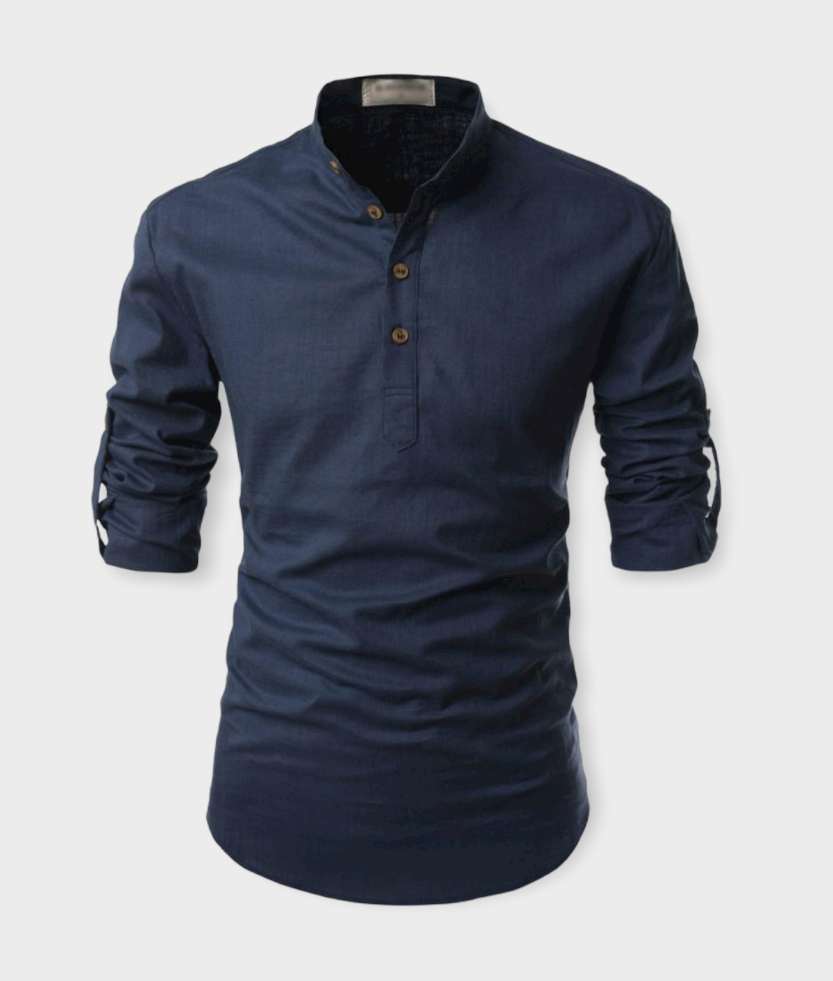     			Vida Loca - Navy Linen Slim Fit Men's Casual Shirt ( Pack of 1 )