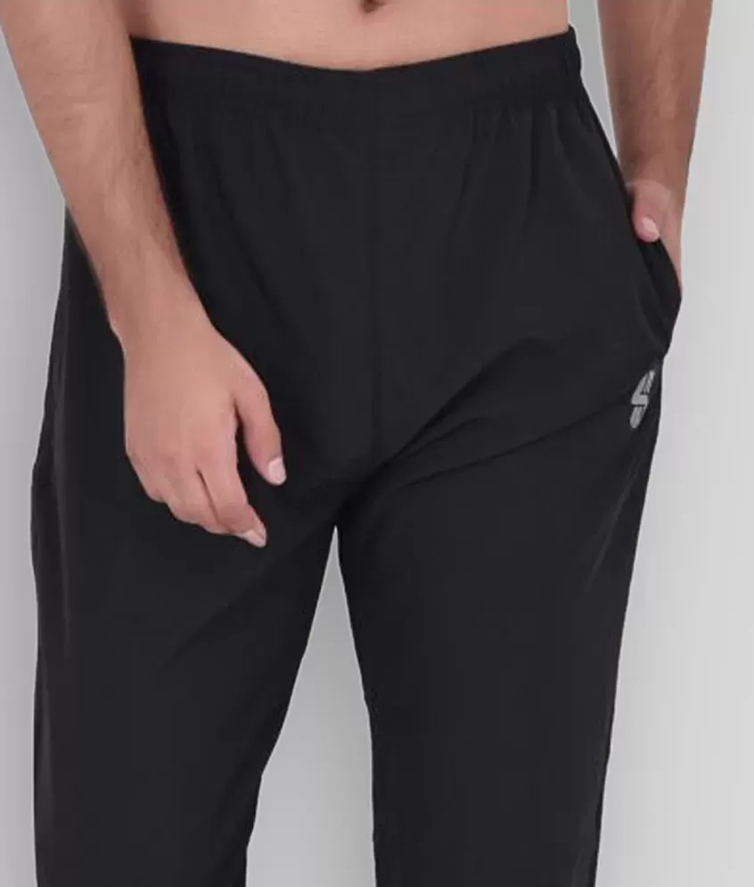 Nike Track Pants XL Dark Grey Polyester Sweatpants White Swoosh Black Dri  Fit | eBay
