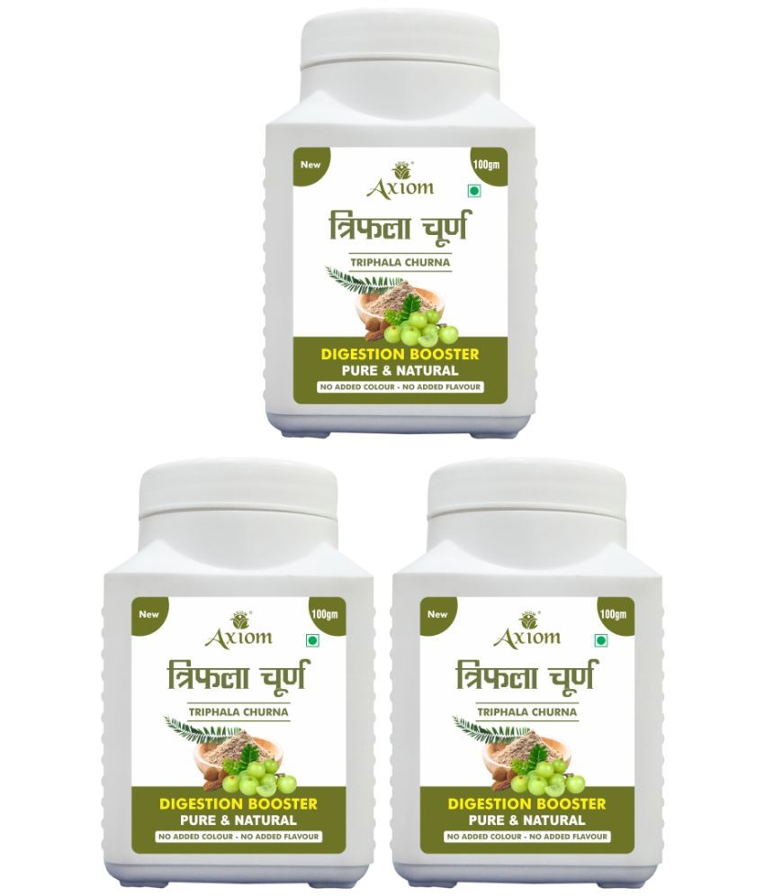     			Axiom Triphla churna (Pack of 3)|100% Natural WHO-GLP,GMP,ISO Certified Product