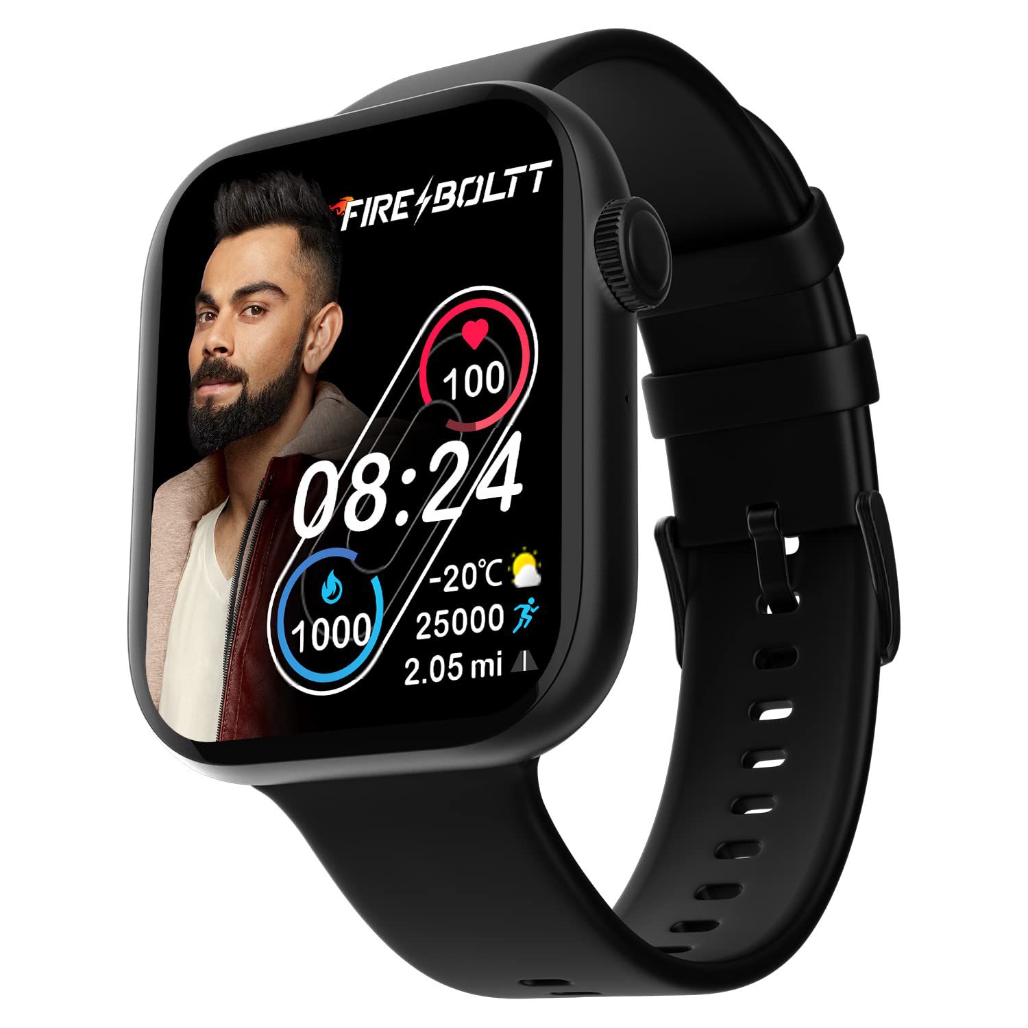 Fire-Boltt - Ring 3 Black Smart Watch