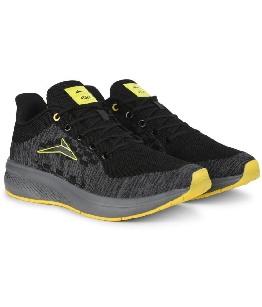     			JQR - PROTEIN Black Men's Sports Running Shoes