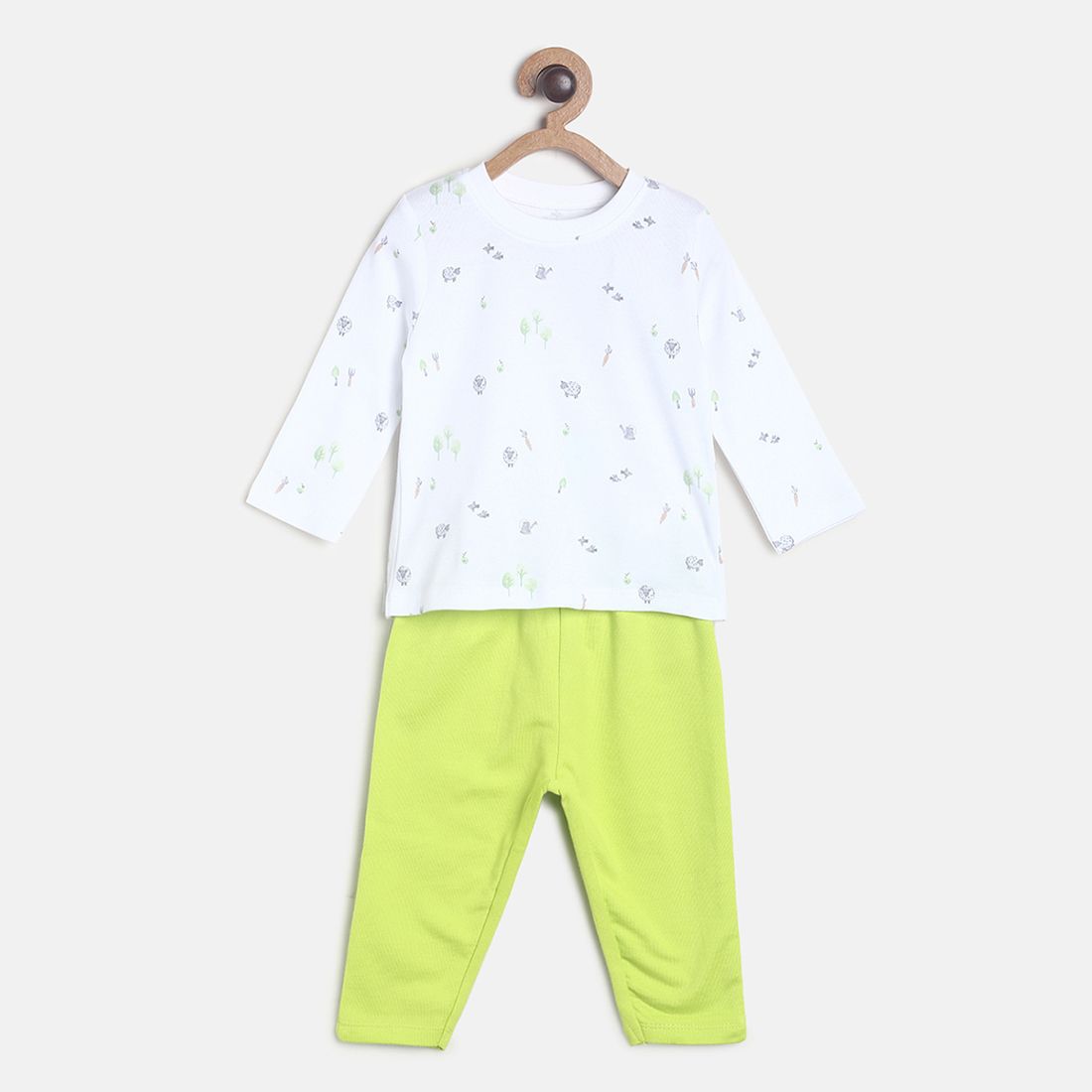     			MINI KLUB - Multicolor Cotton Baby Boy T-Shirt & Trouser ( Pack of 1 )