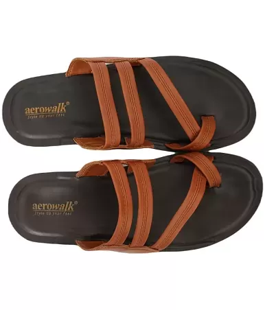 Buy Brown Flip Flop & Slippers for Women by AEROWALK Online | Ajio.com