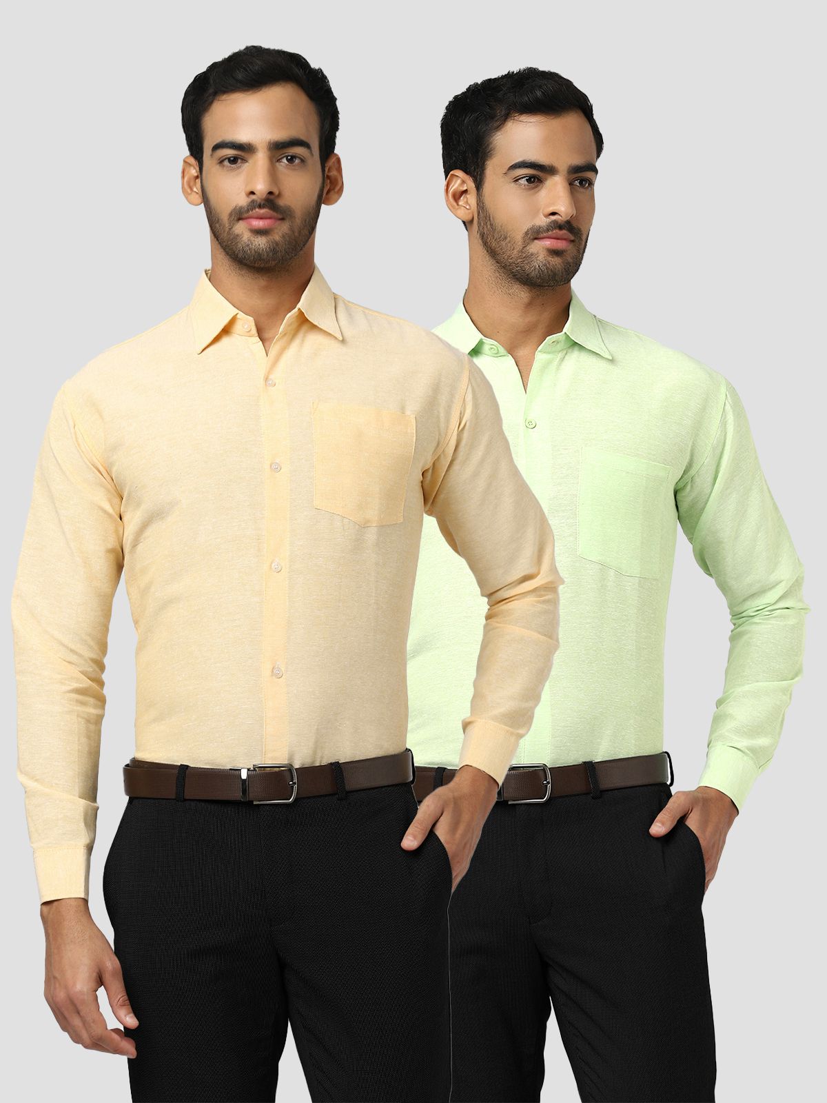     			DESHBANDHU DBK - Multicolor Cotton Regular Fit Men's Casual Shirt ( Pack of 2 )