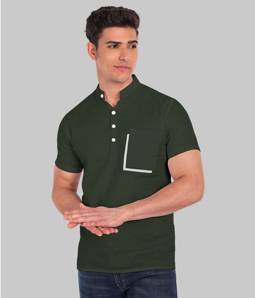     			Vida Loca - Green 100% Cotton Slim Fit Men's Casual Shirt ( Pack of 1 )