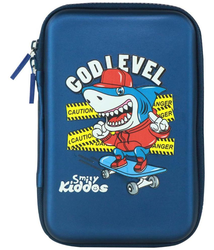 Smily kiddos Single Compartment Skater Shark - Navy Blue