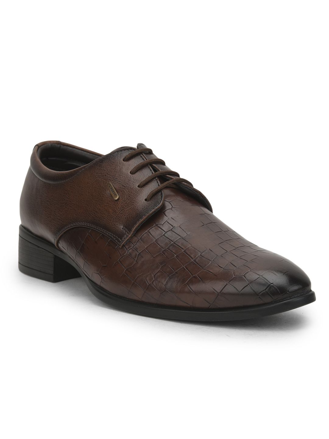     			Fortune By Liberty - Brown Men's Derby Formal Shoes