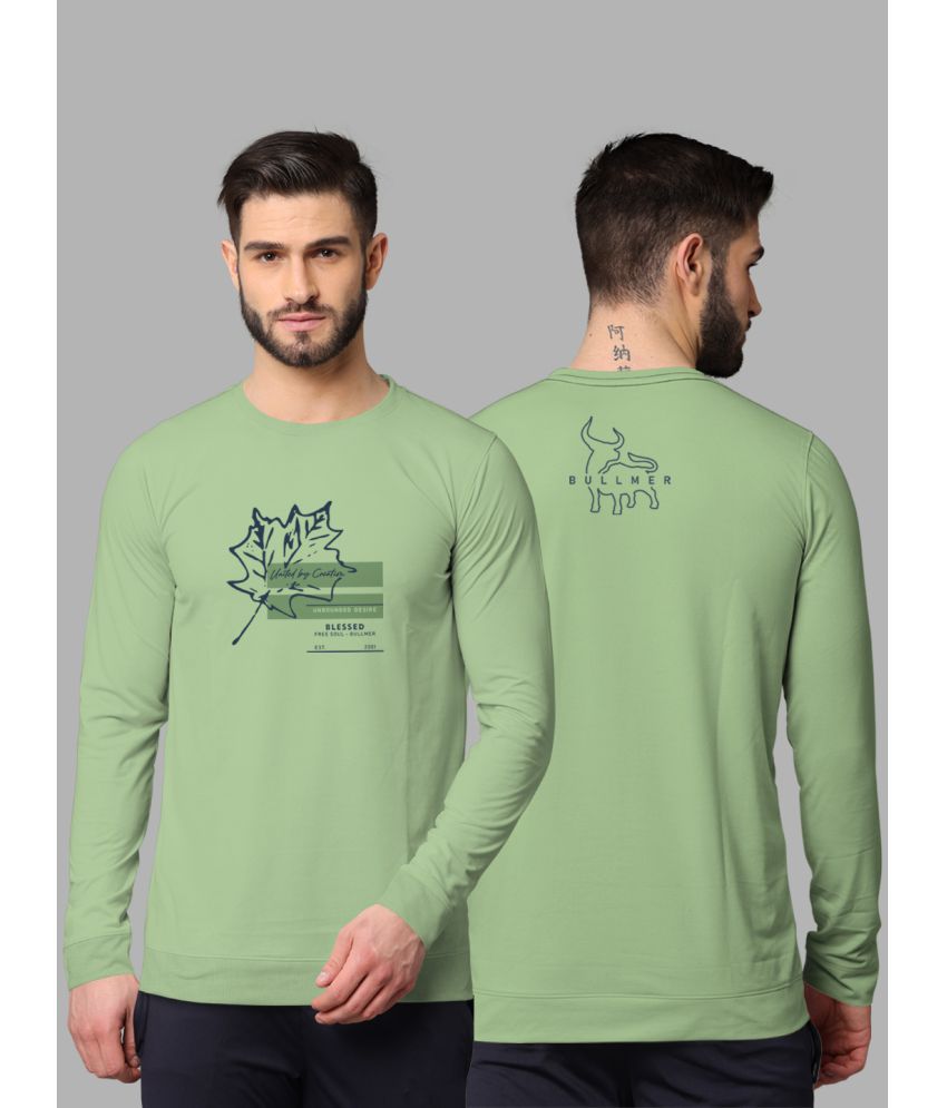    			BULLMER - Green Cotton Blend Regular Fit Men's Sweatshirt ( Pack of 1 )
