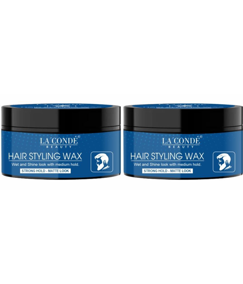     			La'Conde Hair Styling Wax For Men Maximum Hold Wax 50 g Pack of 2