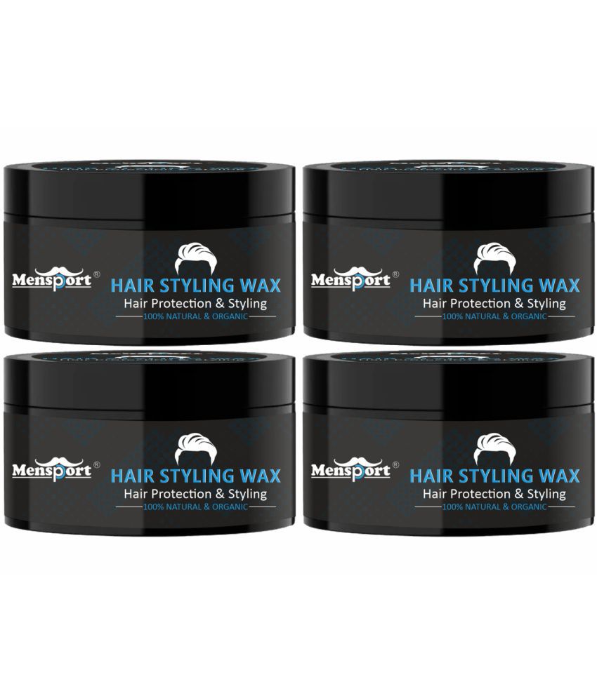 Mensport Non-Greasy Hair Styling Hair Wax Super Hold Wax 50 g Pack of 4:  Buy Mensport Non-Greasy Hair Styling Hair Wax Super Hold Wax 50 g Pack of 4  at Best Prices