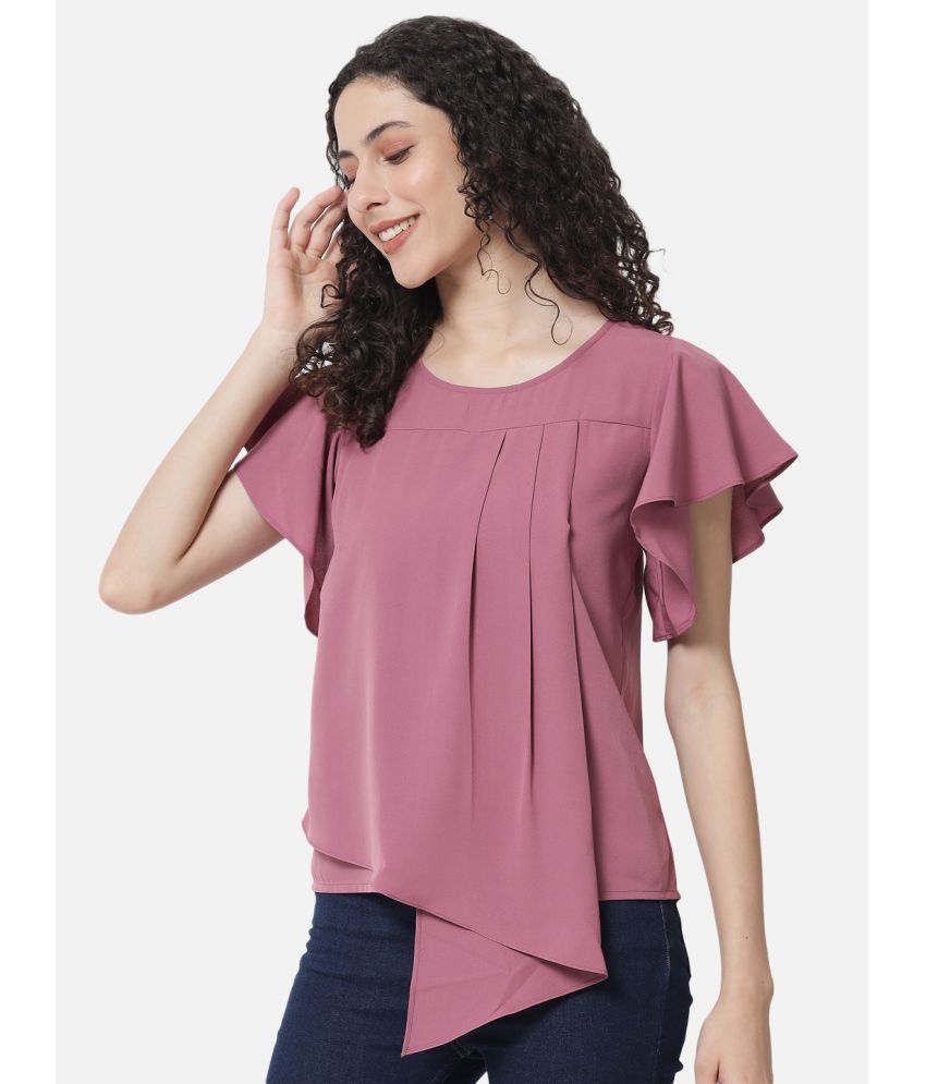     			ALL WAYS YOU - Pink Polyester Women's Asymmetrical Top ( Pack of 1 )