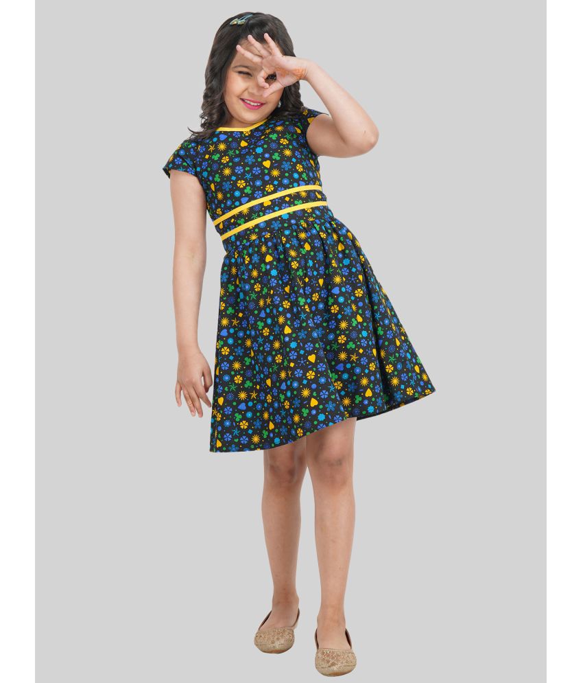     			Being Naughty - Multicolor Cotton Girls Frock ( Pack of 1 )