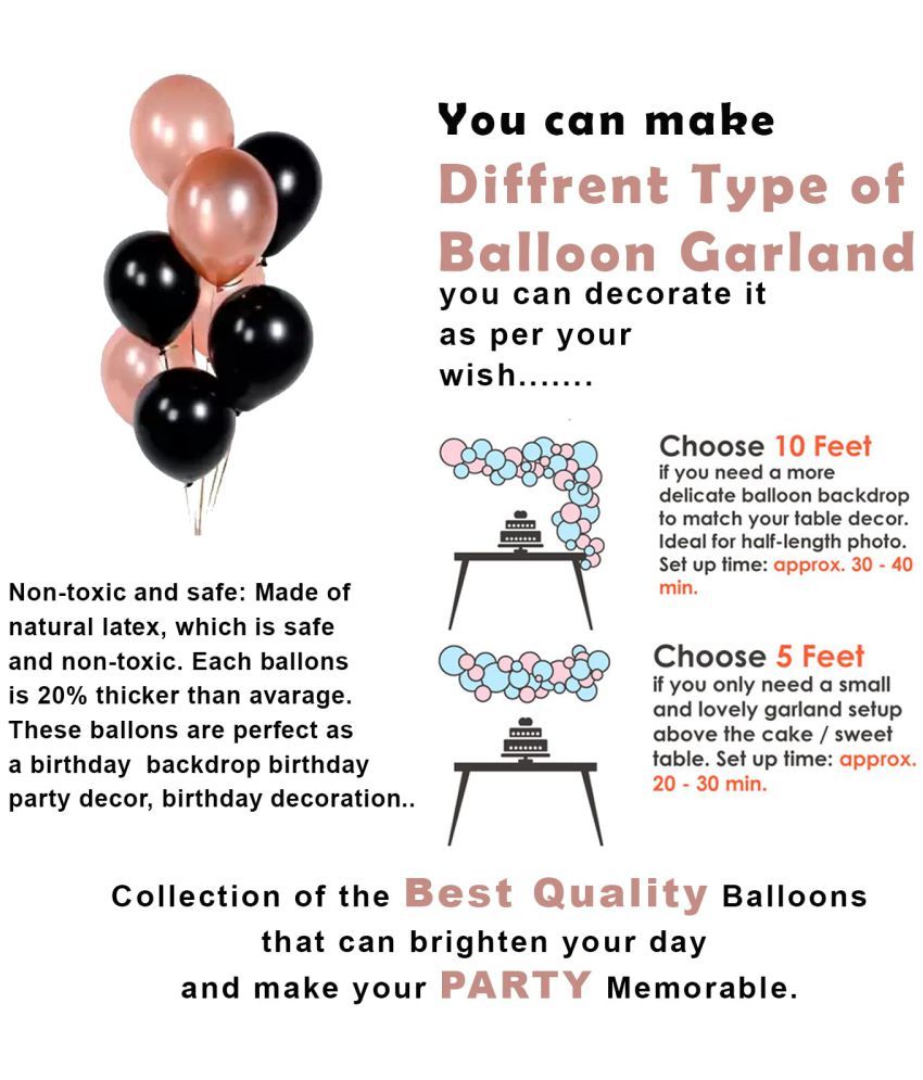 Party Propz 40th Birthday Decorations for Women - 38Pcs Birthday