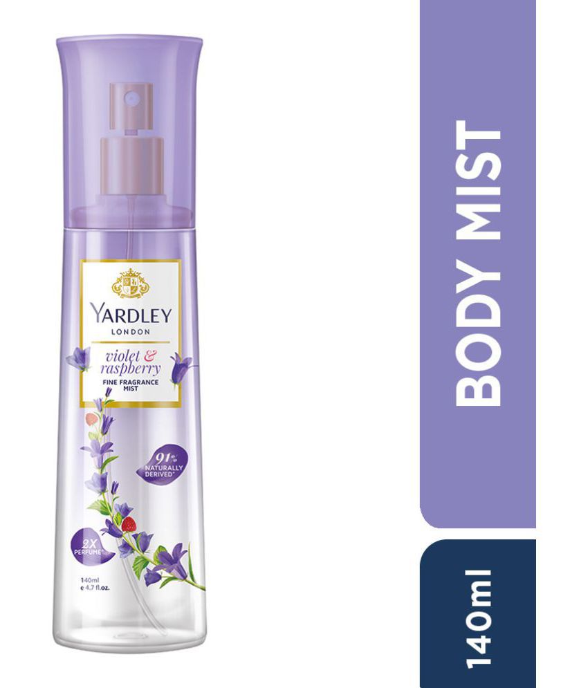     			Yardley London - Fine Fragrance Mist – Violet & Raspberry – 140 ml Body Mist For Women 140 ( Pack of 1 )