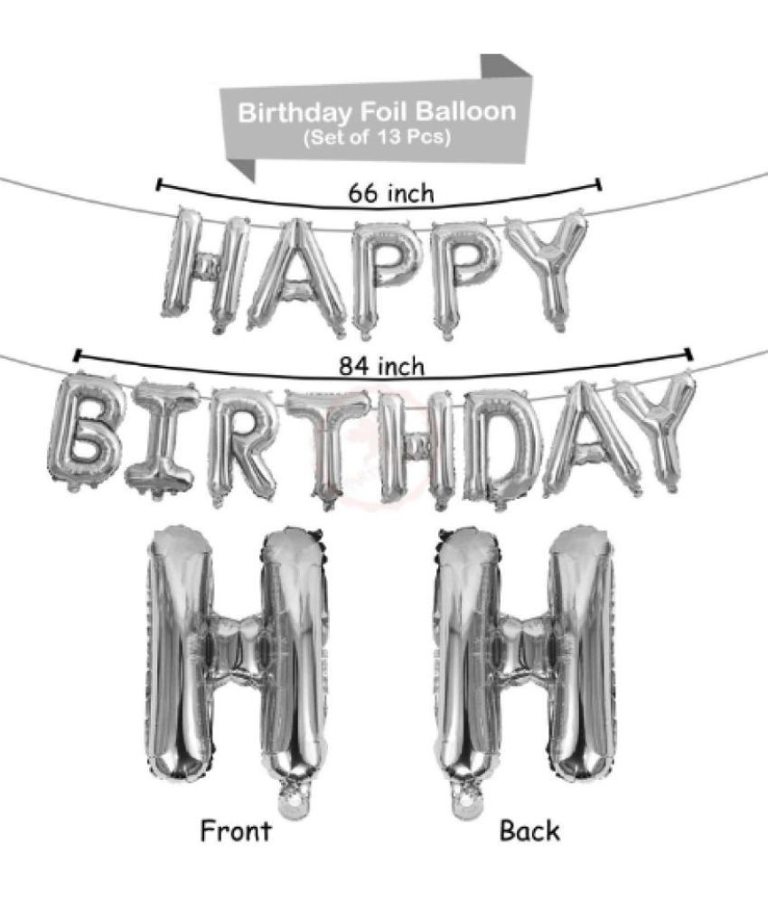 Blooms Mall happy Birthday Decorations For Boys Girls 61Pcs Birthday