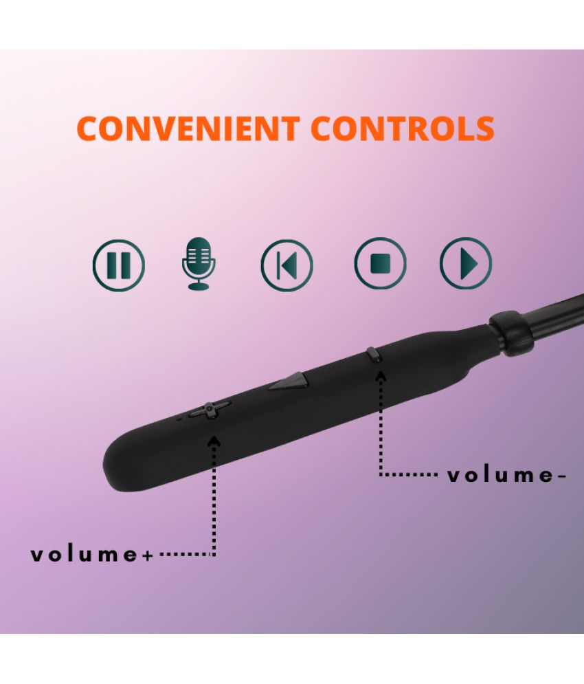 iCruze DIGITAL Rhythm Wireless Neckband Neckband Wireless With Mic